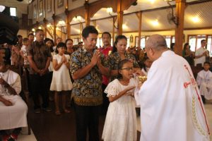 penerimaan komuni pertama 2018