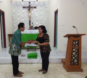 ibu paroki bantu air bersih ke sengonkerep