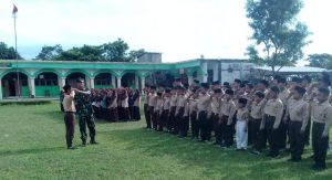latihan pbb di ponpes almutaqien
