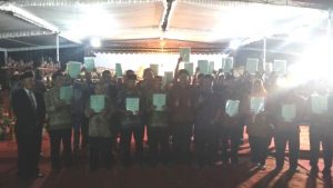 terima sertifikat ptsl di kajen