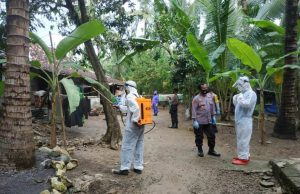 polsek bayat semprot disinfektan