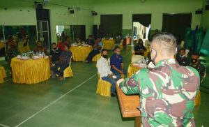 wartawan silaturahmi dengan dandim
