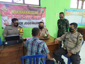 polisi masuk desa sumyang