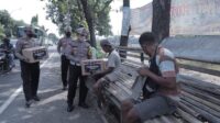 polres klaten bagikan sembako