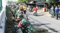 kodim dan polres klaten bersihkan pasar ngeseng