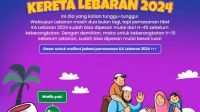 tiket KA lebaran 2024