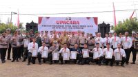 pemberian penghargaan kepada personil dan mitra polres klaten