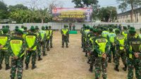 kodim gelar pasukan sispamkota pilkada 2024
