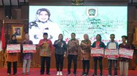Sosialisasi penyaluran BLT DBHCHT di Pendapa Pemkab Klaten