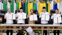 Pemerintah melalui lima kementerianlembaga (KL) sepakat memperkuat sinergi dalam tata kelola pertanahan dan tata ruang.