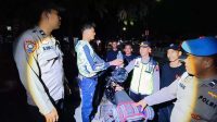 Polres Klaten bersama TNI dan Satpol PP menggelar patroli gabungan skala besar