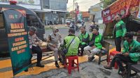 Polres Klaten Gelar Pemeriksaan Kesehatan Gratis Untuk Pengemudi Ojek Online