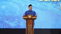 Menteri Nusron Wahid saat di Forum Koordinasi Pembangunan Wilayah Berbasis Penataan Ruang Pulau Sulawesi