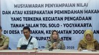 Kantor Pertanahan Klaten Gelar Musyawarah Pemindahan Makam
